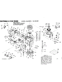 Replacement Parts parts for Craftsman Lawn & Garden Engine 143265062 from AppliancePartsPros.com