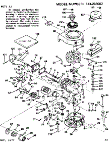 Replacement Parts parts for Craftsman Lawn & Garden Engine 143265082 from AppliancePartsPros.com