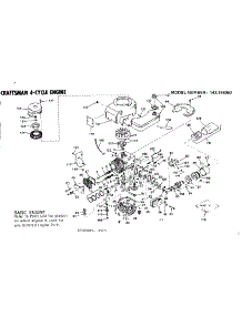 Replacement Parts parts for Craftsman Lawn & Garden Engine 143266052 from AppliancePartsPros.com