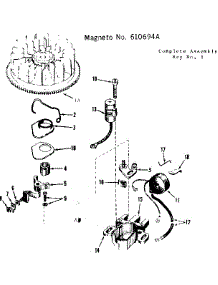 Magneto parts for Craftsman Lawn & Garden Engine 143266092 from AppliancePartsPros.com