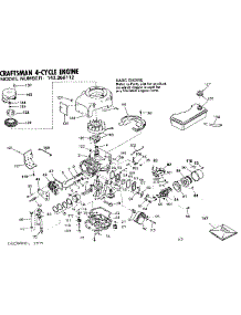 Replacement Parts parts for Craftsman Lawn & Garden Engine 143266112 from AppliancePartsPros.com