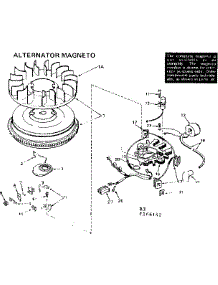 Magneto parts for Craftsman Lawn & Garden Engine 143266142 from AppliancePartsPros.com