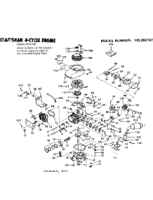 Engine parts for Craftsman Lawn & Garden Engine 143266182 from AppliancePartsPros.com