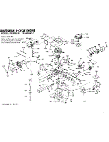 Engine parts for Craftsman Lawn & Garden Engine 143266212 from AppliancePartsPros.com