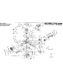 Engine parts for Craftsman Lawn & Garden Engine 143266232 from AppliancePartsPros.com