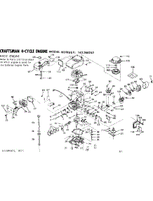 Engine parts for Craftsman Lawn & Garden Engine 143266242 from AppliancePartsPros.com