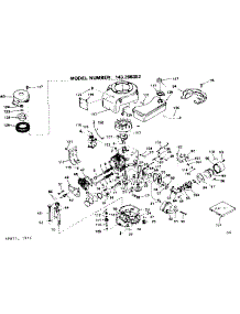 Replacement Parts parts for Craftsman Lawn & Garden Engine 143266352 from AppliancePartsPros.com