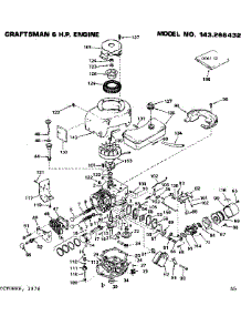 Replacement Parts parts for Craftsman Lawn & Garden Engine 143266432 from AppliancePartsPros.com