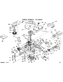 Replacement Parts parts for Craftsman Lawn & Garden Engine 143266442 from AppliancePartsPros.com