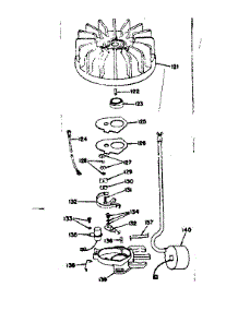 Complete Magneto Assembly parts for Craftsman Lawn & Garden Engine 14327100 from AppliancePartsPros.com