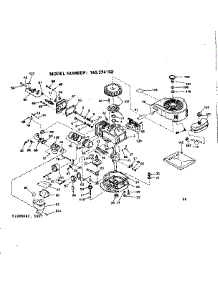 Replacement Parts parts for Craftsman Lawn & Garden Engine 143274102 from AppliancePartsPros.com