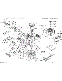 Replacement Parts parts for Craftsman Lawn & Garden Engine 143274182 from AppliancePartsPros.com