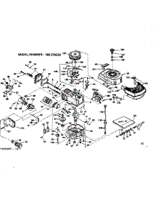 Replacement Parts parts for Craftsman Lawn & Garden Engine 143274222 from AppliancePartsPros.com