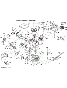 Engine parts for Craftsman Lawn & Garden Engine 143274242 from AppliancePartsPros.com