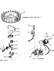 Magneto parts for Craftsman Lawn & Garden Engine 143274262 from AppliancePartsPros.com
