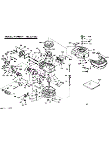 Replacement Parts parts for Craftsman Lawn & Garden Engine 143274352 from AppliancePartsPros.com