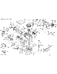 Engine parts for Craftsman Lawn & Garden Engine 143274402 from AppliancePartsPros.com