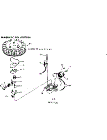 Magneto parts for Craftsman Lawn & Garden Engine 143274422 from AppliancePartsPros.com