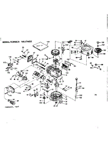 Engine parts for Craftsman Lawn & Garden Engine 143274422 from AppliancePartsPros.com