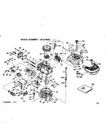 Replacement Parts parts for Craftsman Lawn & Garden Engine 143274452 from AppliancePartsPros.com