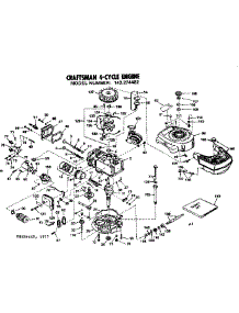 Replacement Parts parts for Craftsman Lawn & Garden Engine 143274482 from AppliancePartsPros.com