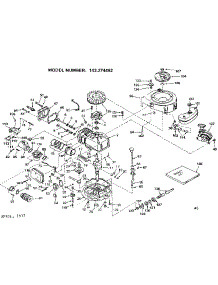 Replacement Parts parts for Craftsman Lawn & Garden Engine 143274492 from AppliancePartsPros.com