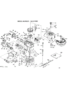 Replacement Parts parts for Craftsman Lawn & Garden Engine 143274502 from AppliancePartsPros.com