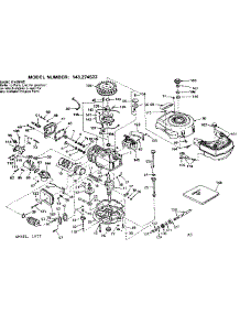 Replacement Parts parts for Craftsman Lawn & Garden Engine 143274522 from AppliancePartsPros.com