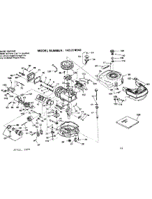 Replacement Parts parts for Craftsman Lawn & Garden Engine 143274542 from AppliancePartsPros.com