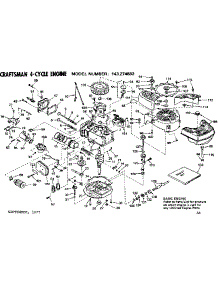 Replacement Parts parts for Craftsman Lawn & Garden Engine 143274582 from AppliancePartsPros.com