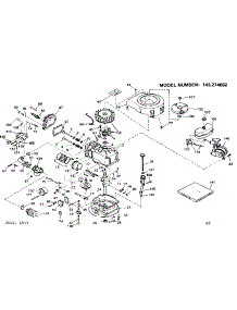 Replacement Parts parts for Craftsman Lawn & Garden Engine 143274682 from AppliancePartsPros.com