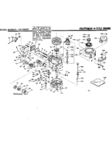 Engine parts for Craftsman Lawn & Garden Engine 143275022 from AppliancePartsPros.com