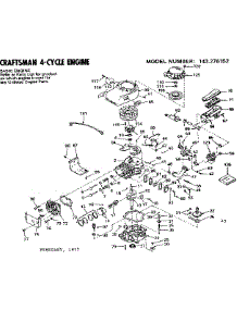 Replacement Parts parts for Craftsman Lawn & Garden Engine 143276152 from AppliancePartsPros.com