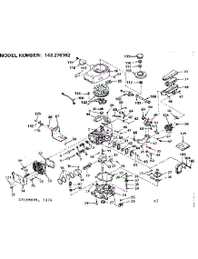 Replacement Parts parts for Craftsman Lawn & Garden Engine 143276162 from AppliancePartsPros.com