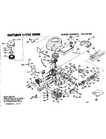 Replacement Parts parts for Craftsman Lawn & Garden Engine 143276192 from AppliancePartsPros.com