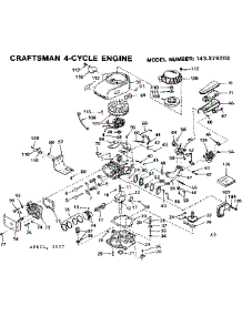 Replacement Parts parts for Craftsman Lawn & Garden Engine 143276262 from AppliancePartsPros.com