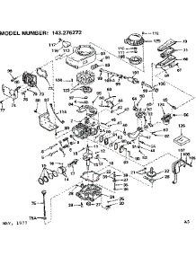 Replacement Parts parts for Craftsman Lawn & Garden Engine 143276272 from AppliancePartsPros.com