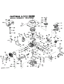 Replacement Parts parts for Craftsman Lawn & Garden Engine 143276462 from AppliancePartsPros.com