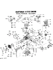 Replacement Parts parts for Craftsman Lawn & Garden Engine 143276472 from AppliancePartsPros.com