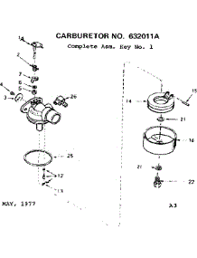 Replacement Parts parts for Craftsman Lawn & Garden Engine 143277012 from AppliancePartsPros.com