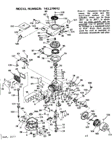 Engine parts for Craftsman Lawn & Garden Engine 143279012 from AppliancePartsPros.com