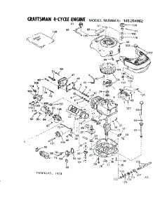 Replacement Parts parts for Craftsman Lawn & Garden Engine 143284062 from AppliancePartsPros.com