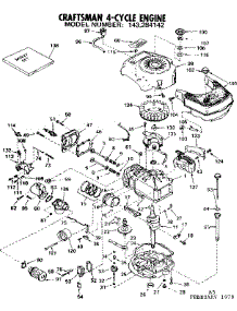 Replacement Parts parts for Craftsman Lawn & Garden Engine 143284142 from AppliancePartsPros.com