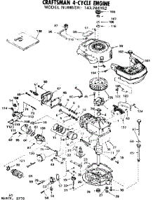 Replacement Parts parts for Craftsman Lawn & Garden Engine 143284152 from AppliancePartsPros.com
