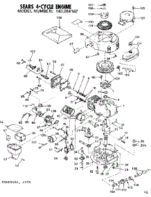 Replacement Parts parts for Craftsman Lawn & Garden Engine 143284162 from AppliancePartsPros.com