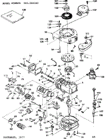 Replacement Parts parts for Craftsman Lawn & Garden Engine 143284182 from AppliancePartsPros.com