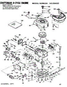 Replacement Parts parts for Craftsman Lawn & Garden Engine 143284322 from AppliancePartsPros.com