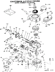 Replacement Parts parts for Craftsman Lawn & Garden Engine 143284402 from AppliancePartsPros.com