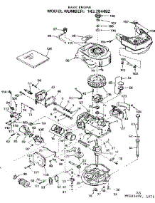 Replacement Parts parts for Craftsman Lawn & Garden Engine 143284492 from AppliancePartsPros.com
