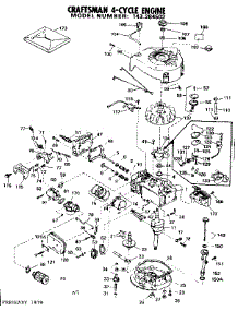 Replacement Parts parts for Craftsman Lawn & Garden Engine 143284502 from AppliancePartsPros.com